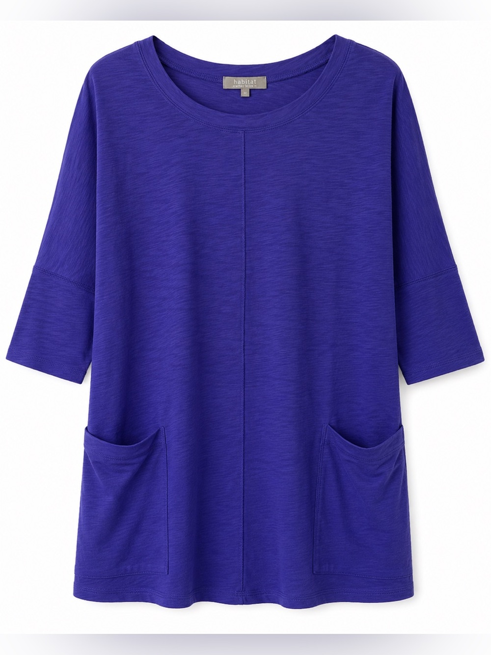 Habitat 100% Cotton Purple Pocket Tunic Top- XS